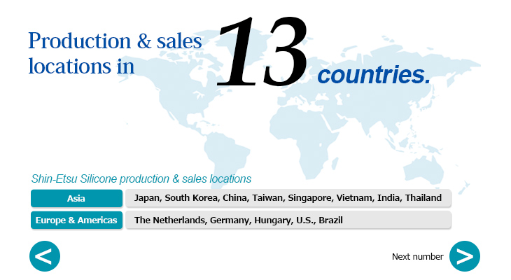 Production & sales locations in 12 countries.