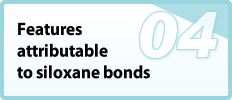 Features attributable to siloxane bonds