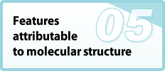 Features attributable to molecular structure