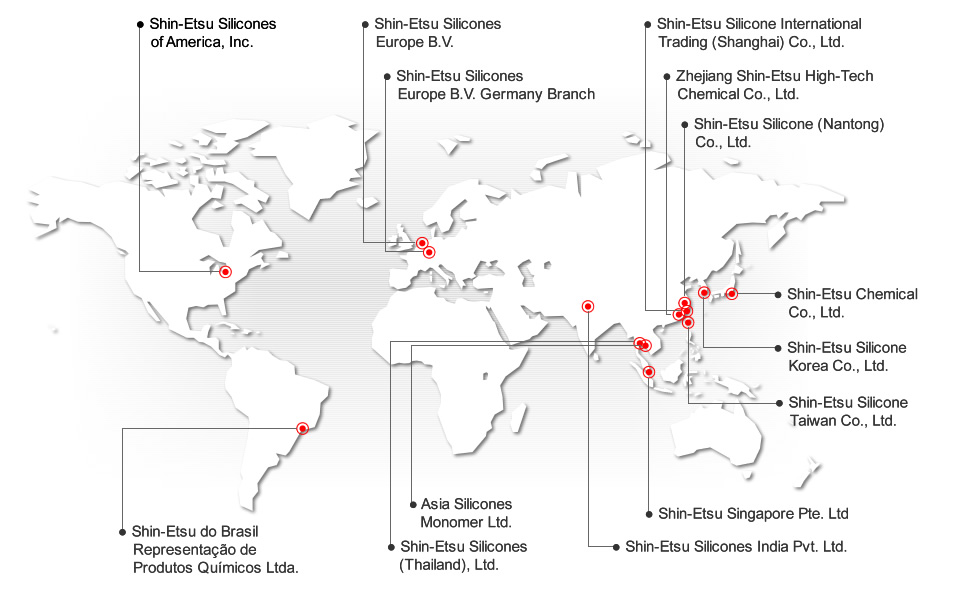 Shin Etsu Silicone 海外展開