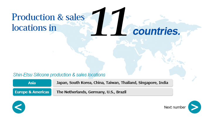 Production & sales locations in 11 countries.