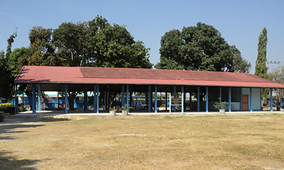 The multipurpose facility after repairs